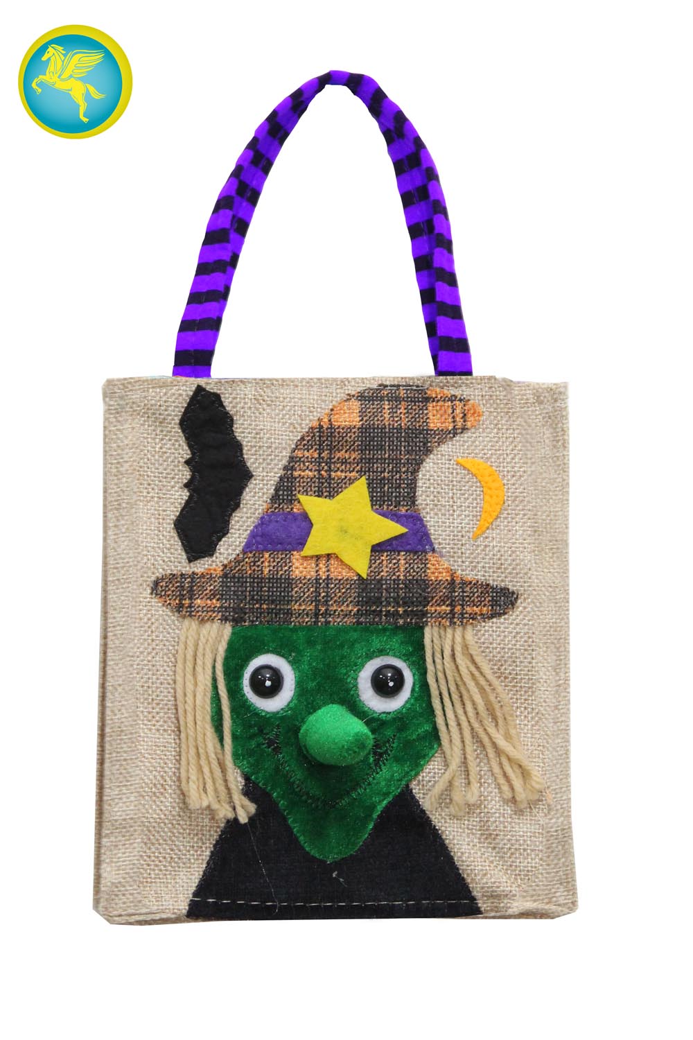 BORSETTA HALLOWEEN DI TELA STREGA